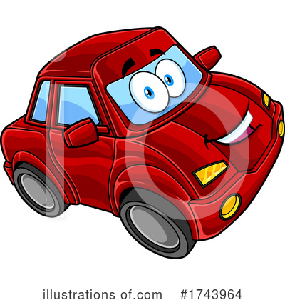 Royalty-Free (RF) Car Clipart Illustration by Hit Toon - Stock Sample #1743964