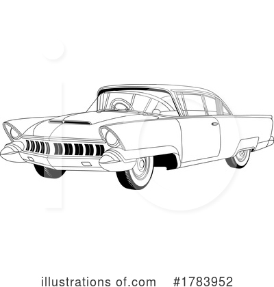Vintage Car Clipart #1783952 by Lal Perera