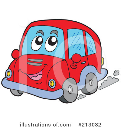 Royalty-Free (RF) Car Clipart Illustration by visekart - Stock Sample #213032