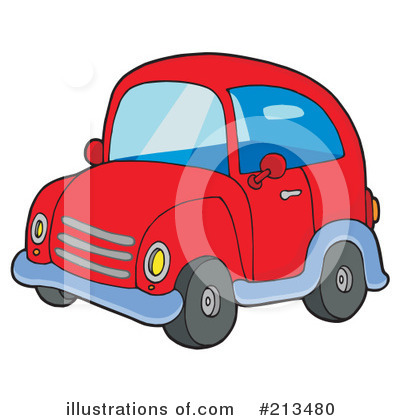 Royalty-Free (RF) Car Clipart Illustration by visekart - Stock Sample #213480