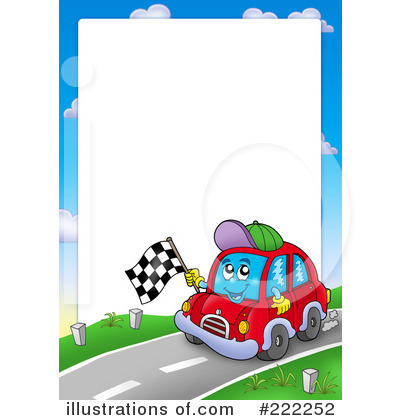 Royalty-Free (RF) Car Clipart Illustration by visekart - Stock Sample #222252