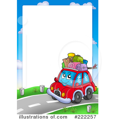 Royalty-Free (RF) Car Clipart Illustration by visekart - Stock Sample #222257