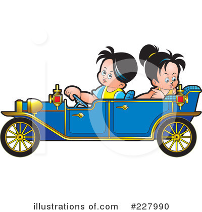 Royalty-Free (RF) Car Clipart Illustration by Lal Perera - Stock Sample #227990