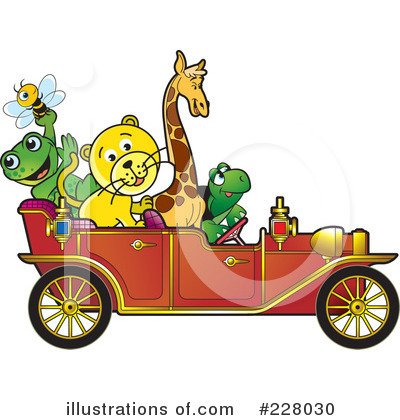 Royalty-Free (RF) Car Clipart Illustration by Lal Perera - Stock Sample #228030