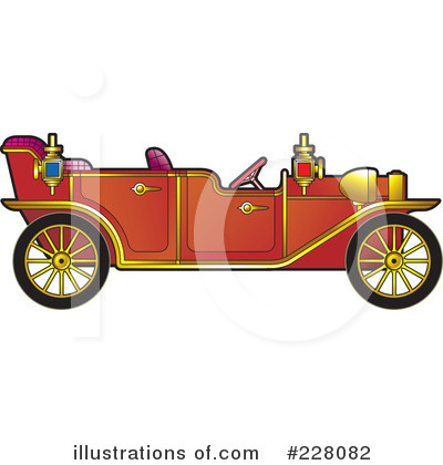 Royalty-Free (RF) Car Clipart Illustration by Lal Perera - Stock Sample #228082