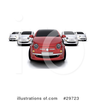 Royalty-Free (RF) Car Clipart Illustration by KJ Pargeter - Stock Sample #29723