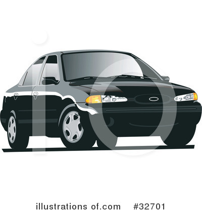 Royalty-Free (RF) Car Clipart Illustration by David Rey - Stock Sample #32701