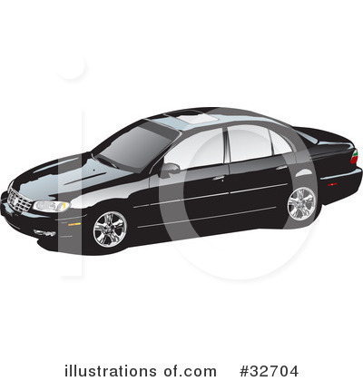 Royalty-Free (RF) Car Clipart Illustration by David Rey - Stock Sample #32704
