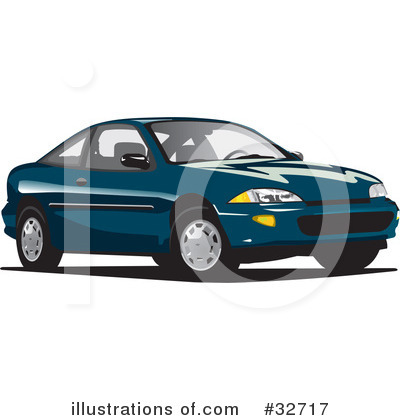 Royalty-Free (RF) Car Clipart Illustration by David Rey - Stock Sample #32717
