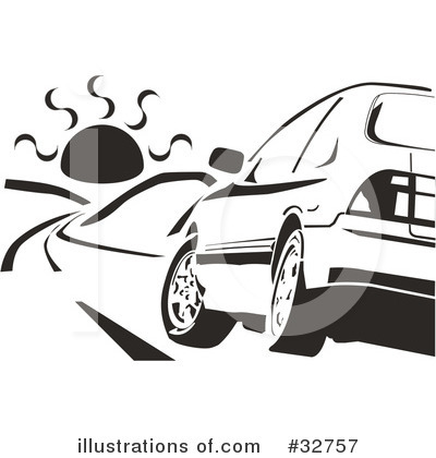 Royalty-Free (RF) Car Clipart Illustration by David Rey - Stock Sample #32757