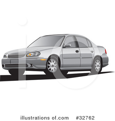 Royalty-Free (RF) Car Clipart Illustration by David Rey - Stock Sample #32762