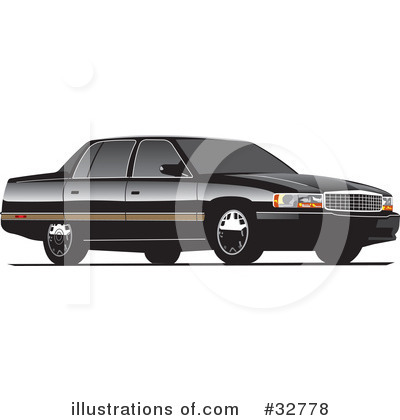 Royalty-Free (RF) Car Clipart Illustration by David Rey - Stock Sample #32778
