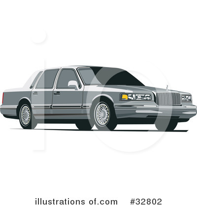 Royalty-Free (RF) Car Clipart Illustration by David Rey - Stock Sample #32802