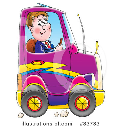 Driving Clipart #33783 by Alex Bannykh