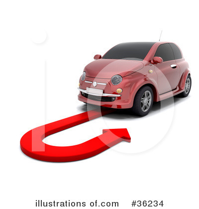Royalty-Free (RF) Car Clipart Illustration by KJ Pargeter - Stock Sample #36234