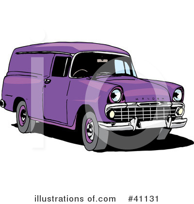 Royalty-Free (RF) Car Clipart Illustration by Dennis Holmes Designs - Stock Sample #41131