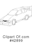 Car Clipart #42899 by Dennis Holmes Designs