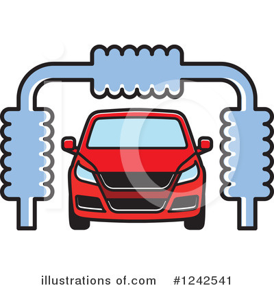 Royalty-Free (RF) Car Wash Clipart Illustration by Lal Perera - Stock Sample #1242541