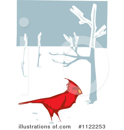 Royalty-Free (RF) Cardinal Bird Clipart Illustration by xunantunich - Stock Sample #1122253