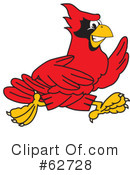 Cardinal Character Clipart #62728 by Mascot Junction