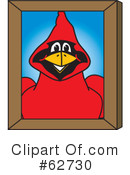 Cardinal Character Clipart #62730 by Mascot Junction