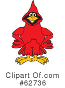 Cardinal Character Clipart #62736 by Mascot Junction