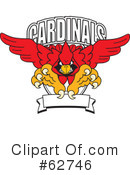 Cardinal Character Clipart #62746 by Mascot Junction