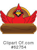 Cardinal Character Clipart #62754 by Mascot Junction