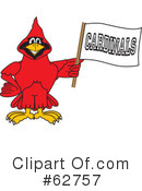 Cardinal Character Clipart #62757 by Mascot Junction