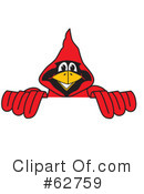 Cardinal Character Clipart #62759 by Mascot Junction