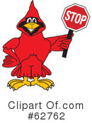 Cardinal Character Clipart #62762 by Mascot Junction