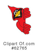 Cardinal Character Clipart #62765 by Mascot Junction