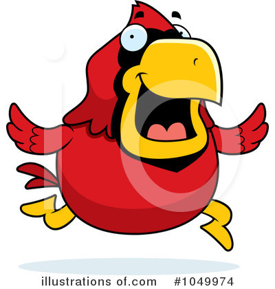 Royalty-Free (RF) Cardinal Clipart Illustration by Cory Thoman - Stock Sample #1049974