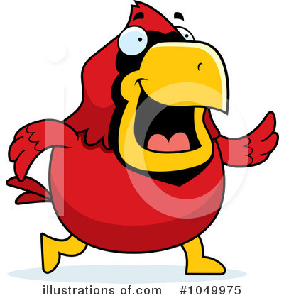 Royalty-Free (RF) Cardinal Clipart Illustration by Cory Thoman - Stock Sample #1049975