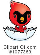 Cardinal Clipart #1077369 by Cory Thoman