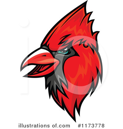 Royalty-Free (RF) Cardinal Clipart Illustration by Vector Tradition SM - Stock Sample #1173778