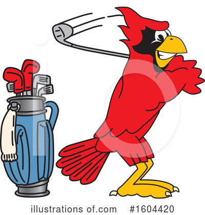 Cardinal Clipart #1604420 by Mascot Junction