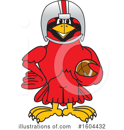 Cardinal Character Clipart #1604432 by Mascot Junction