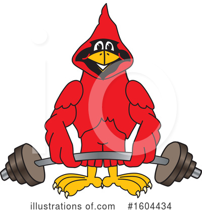 Cardinal Character Clipart #1604434 by Mascot Junction