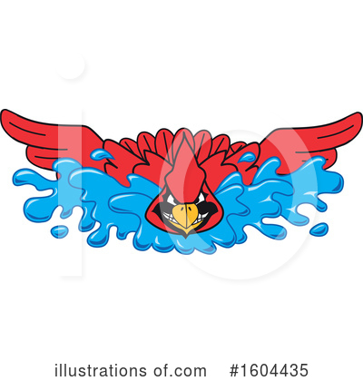 Cardinal Character Clipart #1604435 by Mascot Junction