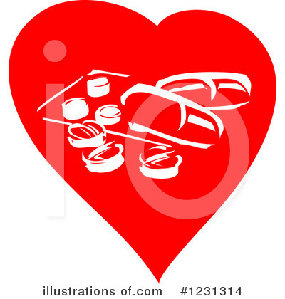 Royalty-Free (RF) Cardiology Clipart Illustration by Vector Tradition SM - Stock Sample #1231314