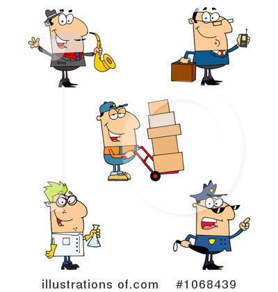 Royalty-Free (RF) Career Clipart Illustration by Hit Toon - Stock Sample #1068439