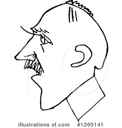 Royalty-Free (RF) Caricature Clipart Illustration by Prawny Vintage - Stock Sample #1205141