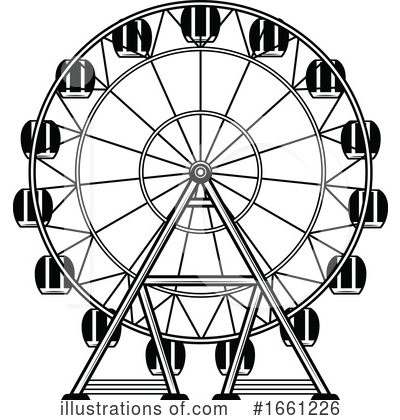 Ferris Wheel Clipart #1661226 by Vector Tradition SM