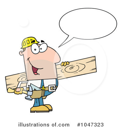 Carpenter Clipart #1047323 by Hit Toon