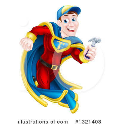 Royalty-Free (RF) Carpenter Clipart Illustration by AtStockIllustration - Stock Sample #1321403