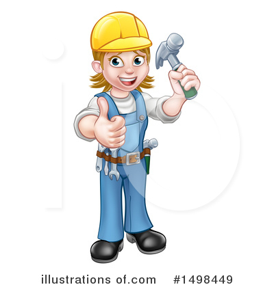 Royalty-Free (RF) Carpenter Clipart Illustration by AtStockIllustration - Stock Sample #1498449