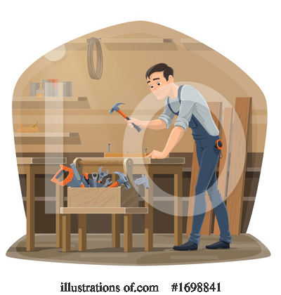 Carpentry Clipart #1698841 by Vector Tradition SM