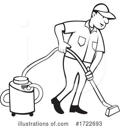 Royalty-Free (RF) Carpet Cleaner Clipart Illustration by patrimonio - Stock Sample #1722693