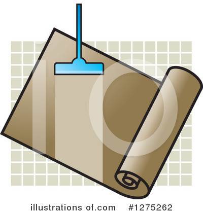 Royalty-Free (RF) Carpet Cleaning Clipart Illustration by Lal Perera - Stock Sample #1275262